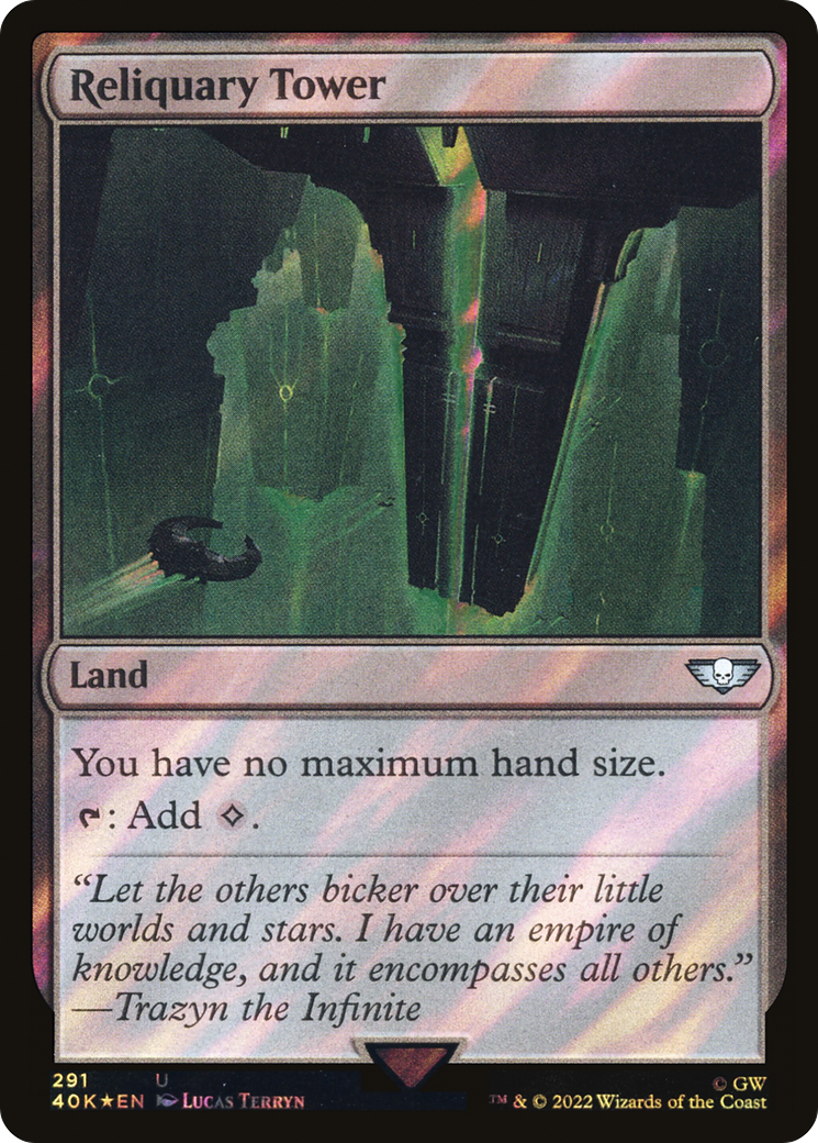 Reliquary Tower (40K-291★) [Warhammer 40,000 Commander] Foil MTG Single Wizards of the Coast