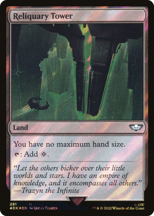 Reliquary Tower (40K-291★) [Warhammer 40,000 Commander] Foil MTG Single Wizards of the Coast