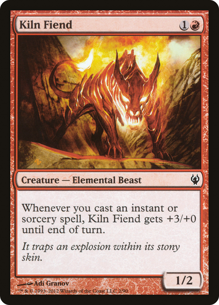 Kiln Fiend (DDJ-002) [Misc] Duel Decks: Izzet vs. Golgari MTG Single Wizards of the Coast
