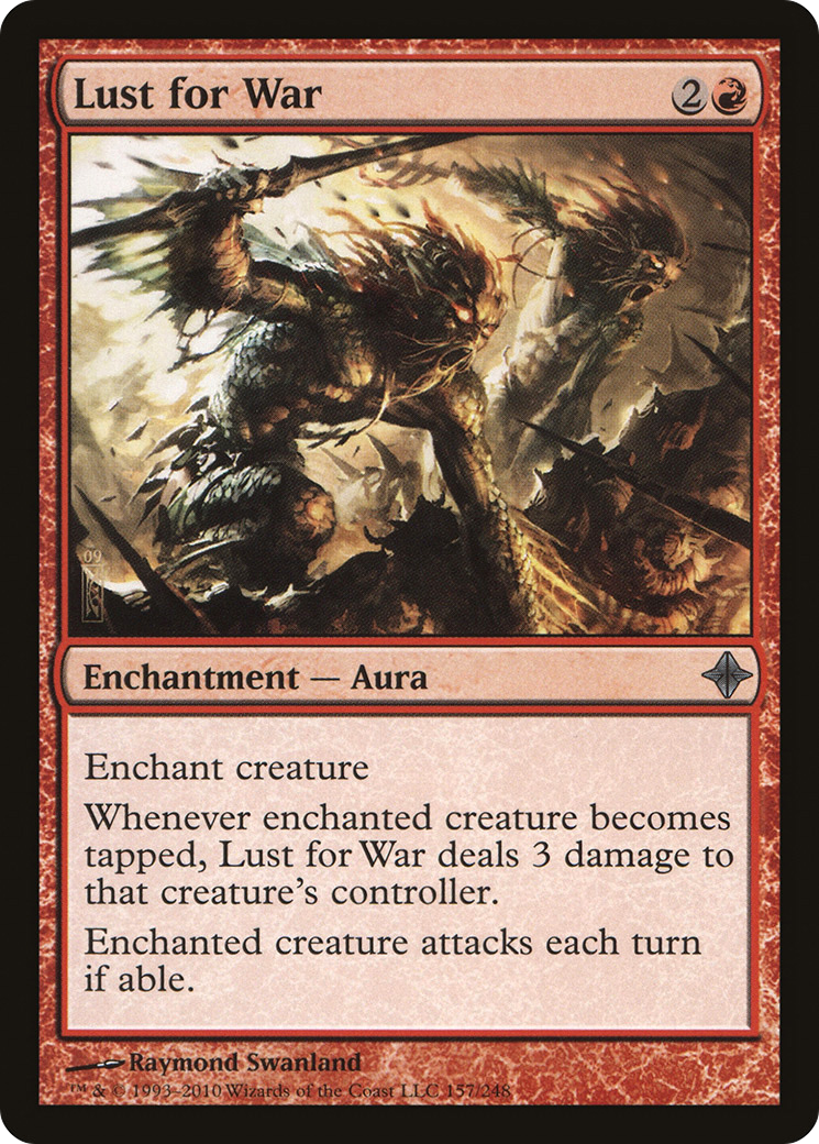 Lust for War (ROE-157) [Rise of the Eldrazi] MTG Single Wizards of the Coast