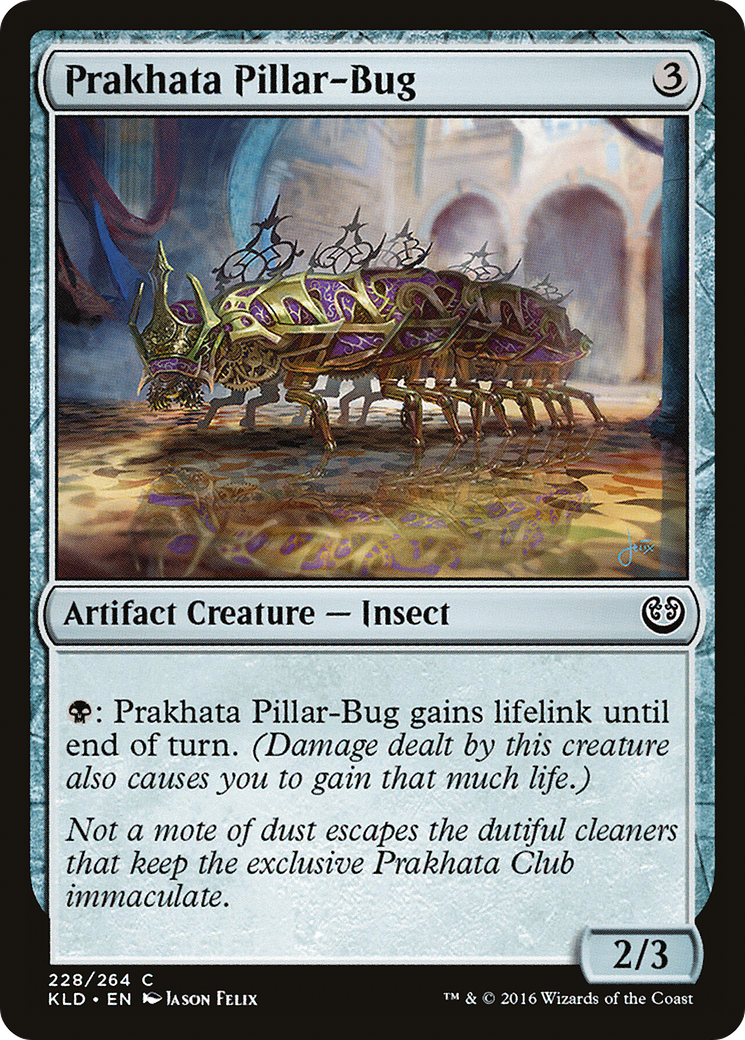 Prakhata Pillar-Bug (KLD-228) [Kaladesh] Foil MTG Single Wizards of the Coast
