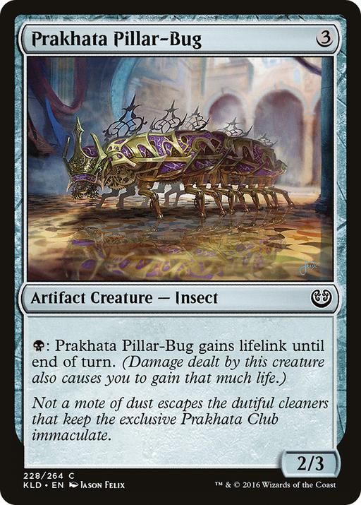 Prakhata Pillar-Bug (KLD-228) [Kaladesh] MTG Single Wizards of the Coast