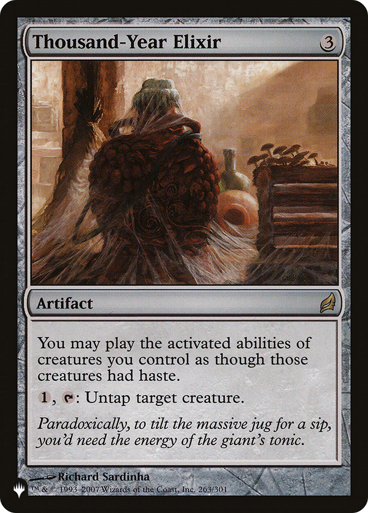 Thousand-Year Elixir (LIST-263/301) [Mystery Booster] The List MTG Single Wizards of the Coast