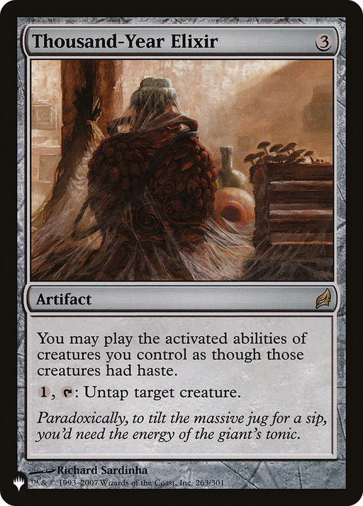 Thousand-Year Elixir (LIST-263/301) [Mystery Booster] The List MTG Single Wizards of the Coast