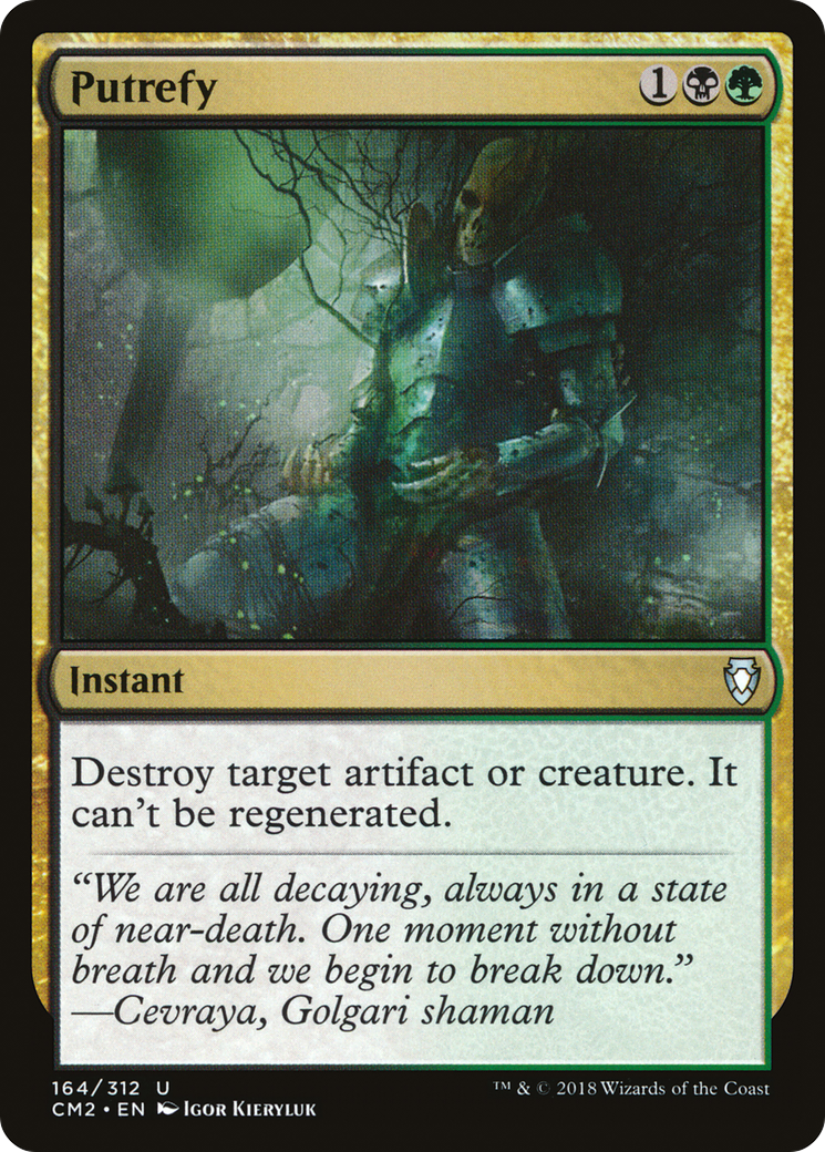 Putrefy (CM2-164) [Commander Anthology Volume II] MTG Single Wizards of the Coast