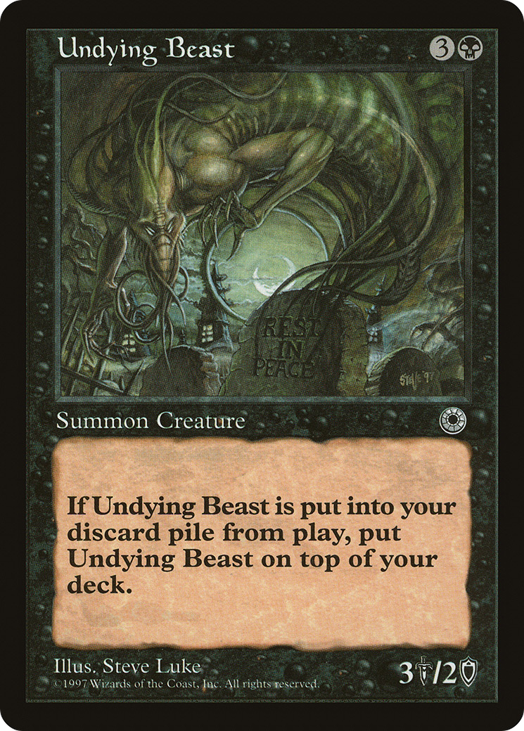 Undying Beast (POR-) [Misc] Portal MTG Single Wizards of the Coast
