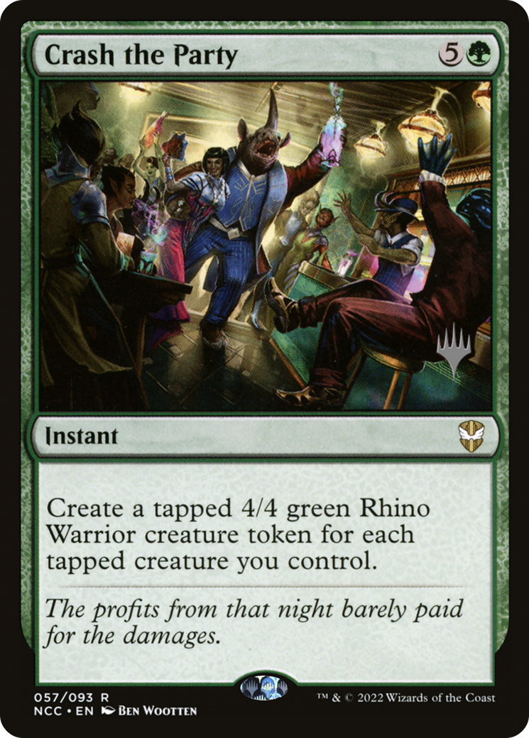 Crash the Party (PPSNC-57P) [New Capenna Commander Promos] Foil MTG Single Wizards of the Coast