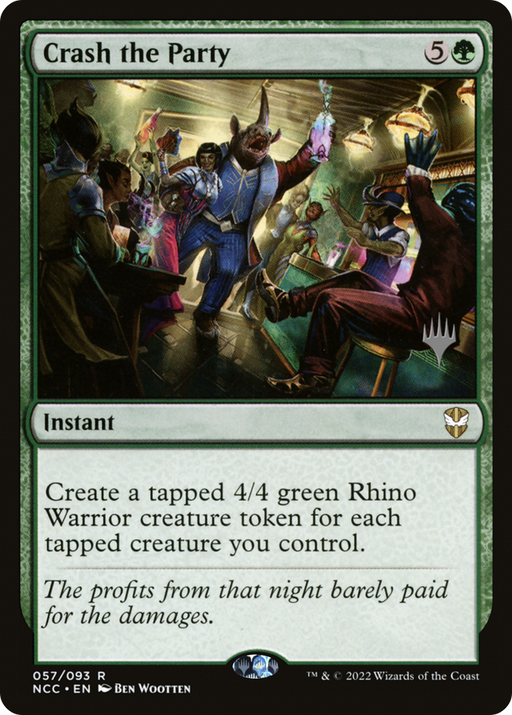 Crash the Party (PPSNC-57P) [New Capenna Commander Promos] Foil MTG Single Wizards of the Coast