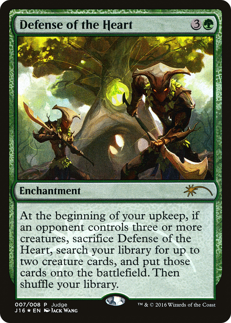 Defense of the Heart (JDG-007) [Misc] Judge Gift Cards 2016 Foil MTG Single Wizards of the Coast