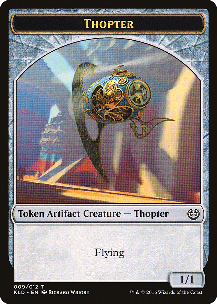 Thopter Token (009) (KLD-009) [Tokens] Kaladesh Tokens MTG Single Wizards of the Coast
