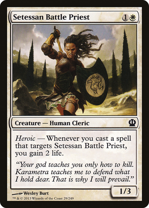 Setessan Battle Priest (THS-029) [Theros] MTG Single Wizards of the Coast