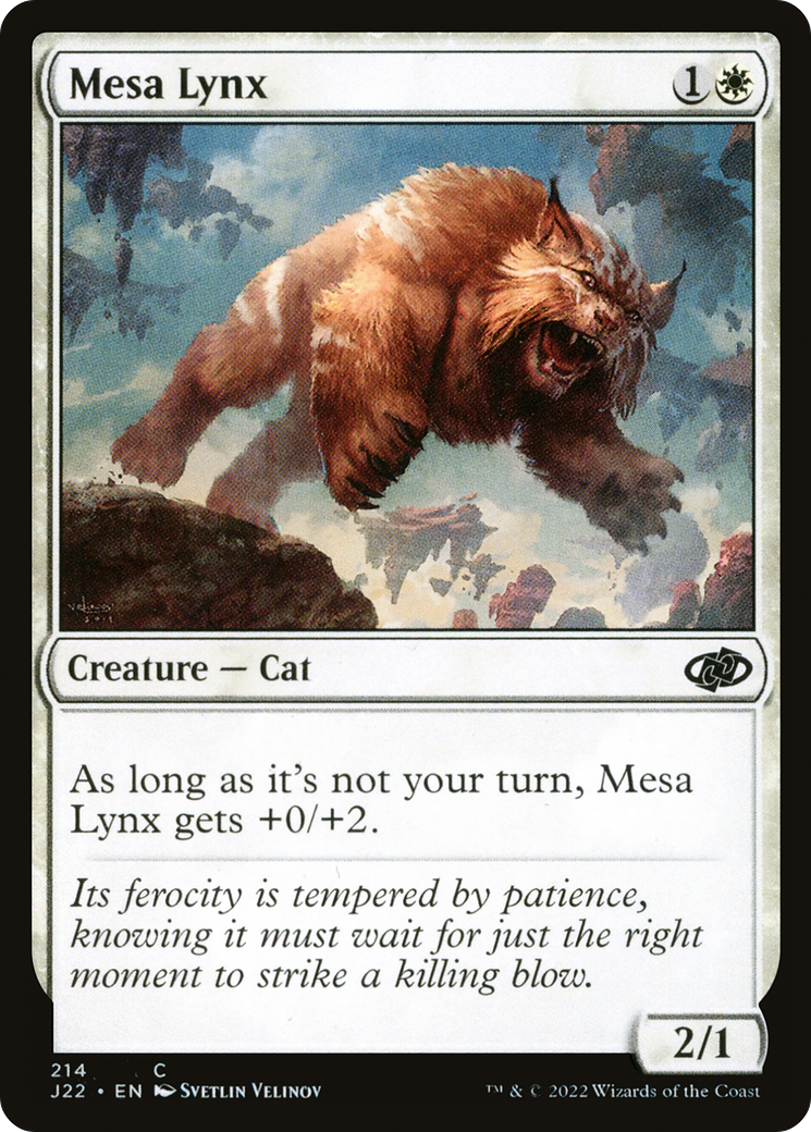 Mesa Lynx (J22-214) [Jumpstart 2022] MTG Single Wizards of the Coast