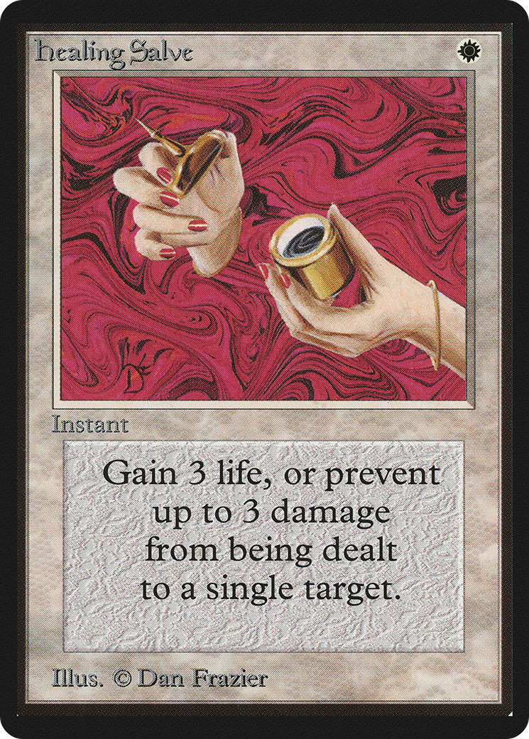 Healing Salve (LEB-023) [Oldschool] Limited Edition Beta MTG Single Wizards of the Coast