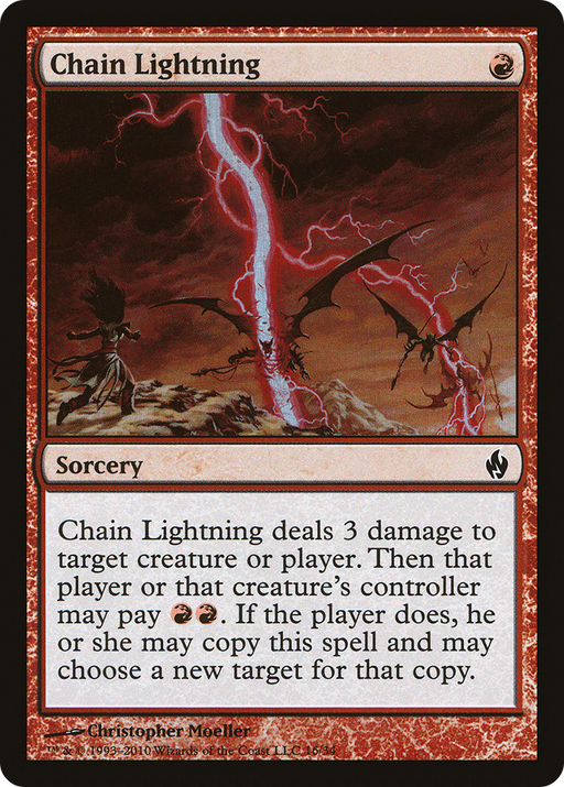 Chain Lightning (PD2-016) [Misc] Premium Deck Series: Fire and Lightning Foil MTG Single Wizards of the Coast