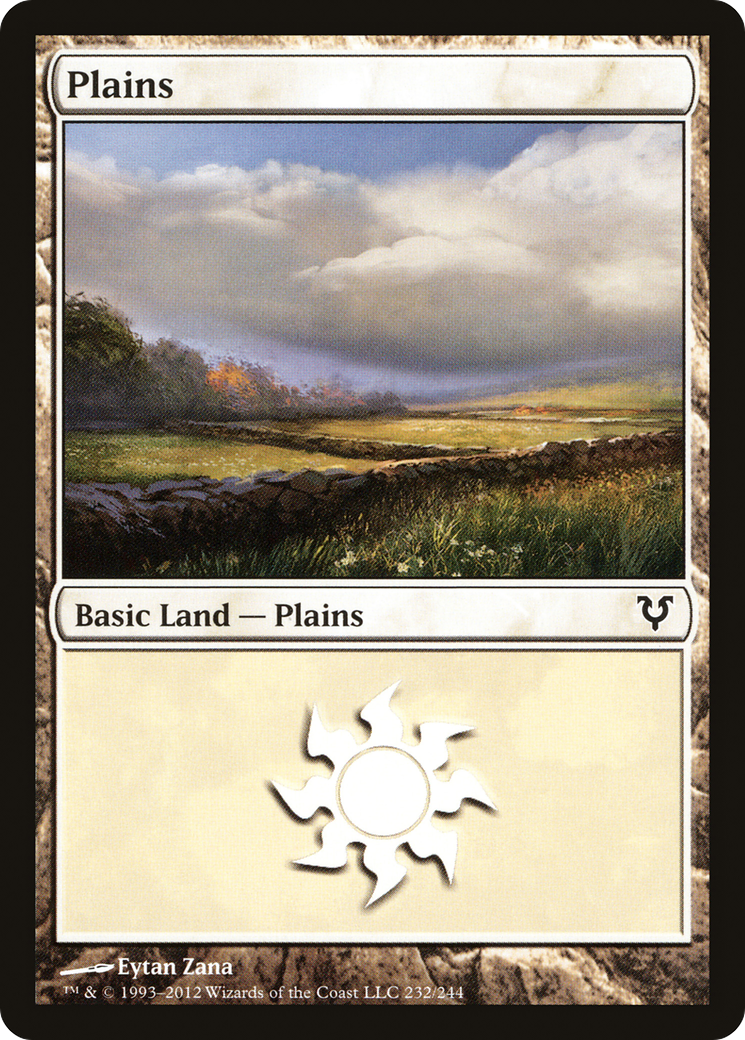 Plains (AVR-232) [Avacyn Restored] Foil MTG Single Wizards of the Coast