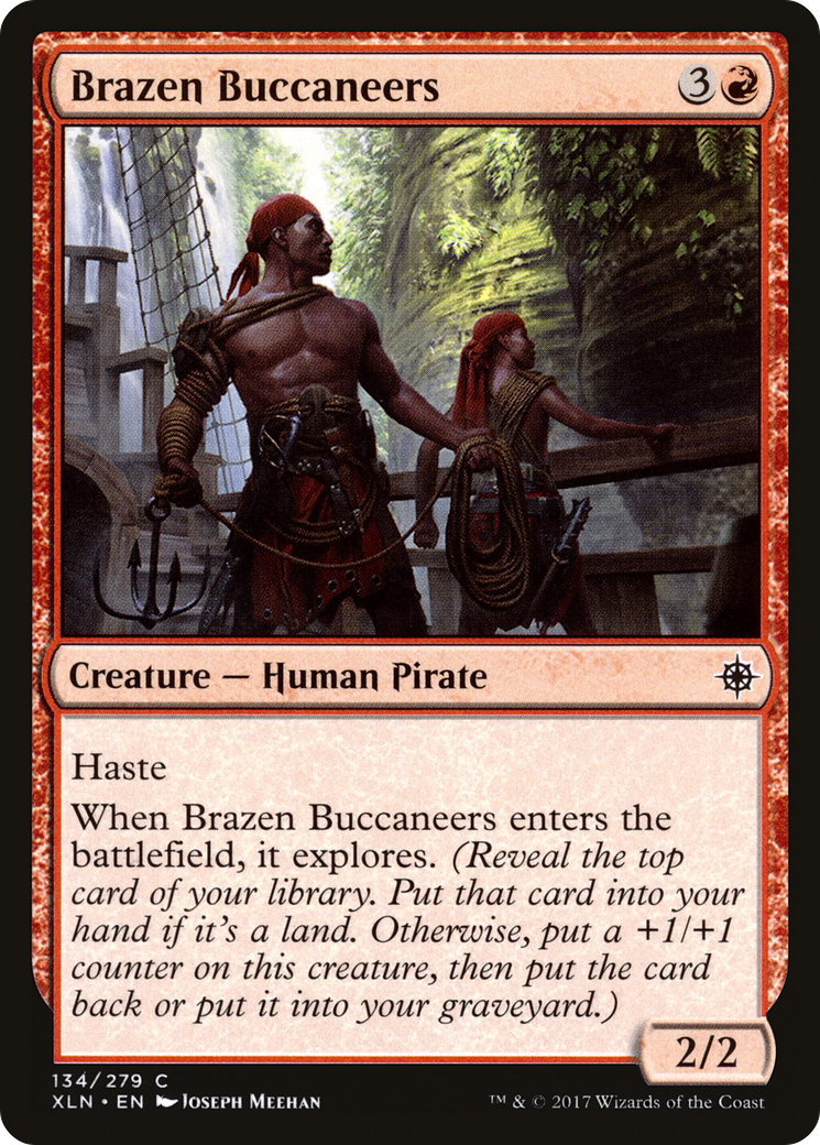 Brazen Buccaneers (XLN-134) [Ixalan] Foil MTG Single Wizards of the Coast