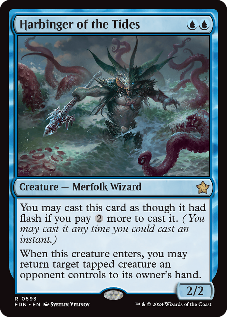 Harbinger of the Tides (FDN-593) [Foundations] MTG Single Wizards of the Coast
