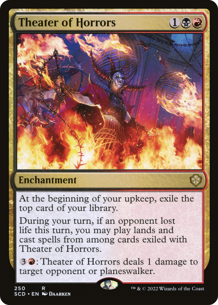 Theater of Horrors (SCD-250) [Starter Commander Decks] MTG Single Wizards of the Coast