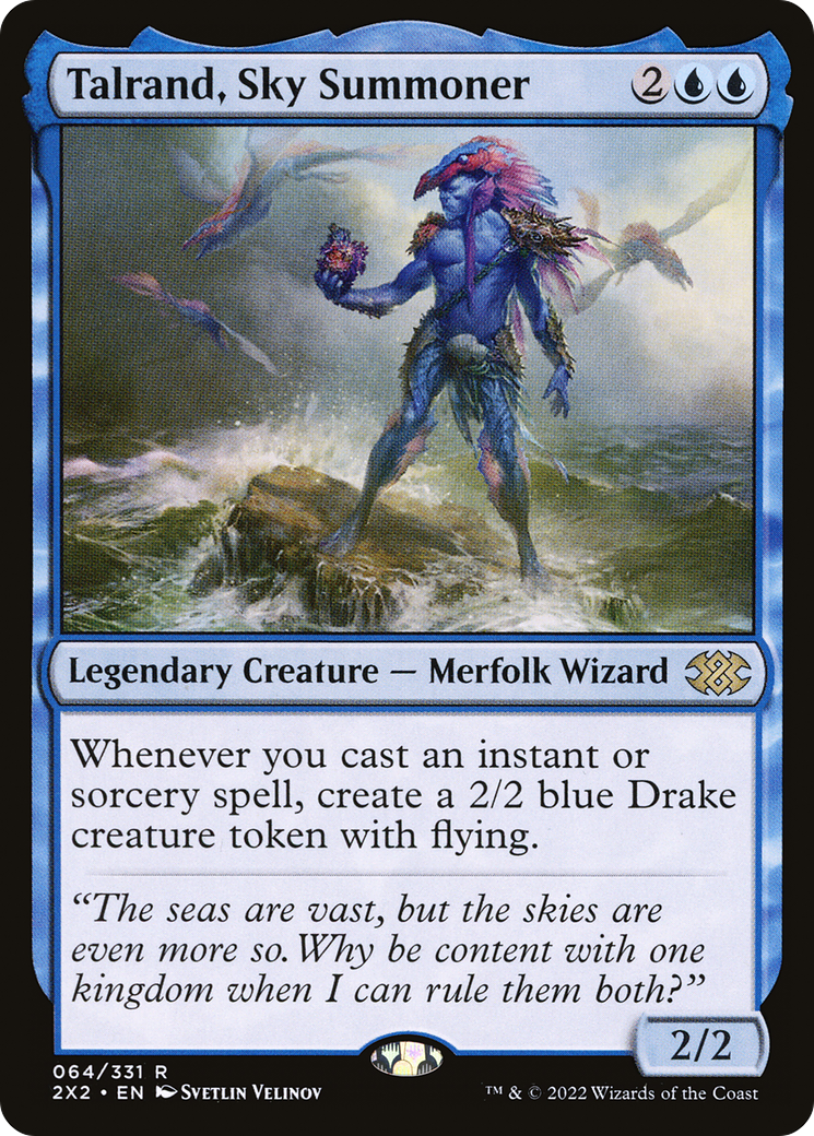 Talrand, Sky Summoner (2X2-064) [Double Masters 2022] MTG Single Wizards of the Coast