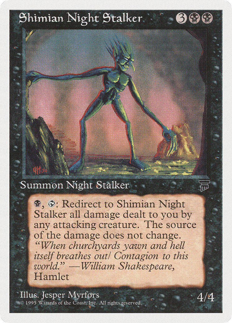 Shimian Night Stalker (CHR-) [Chronicles] MTG Single Wizards of the Coast