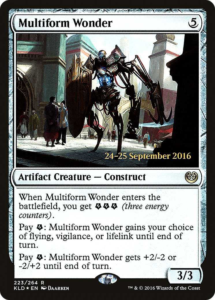 Multiform Wonder (PRE-223) [Kaladesh Promos] Foil MTG Single Wizards of the Coast