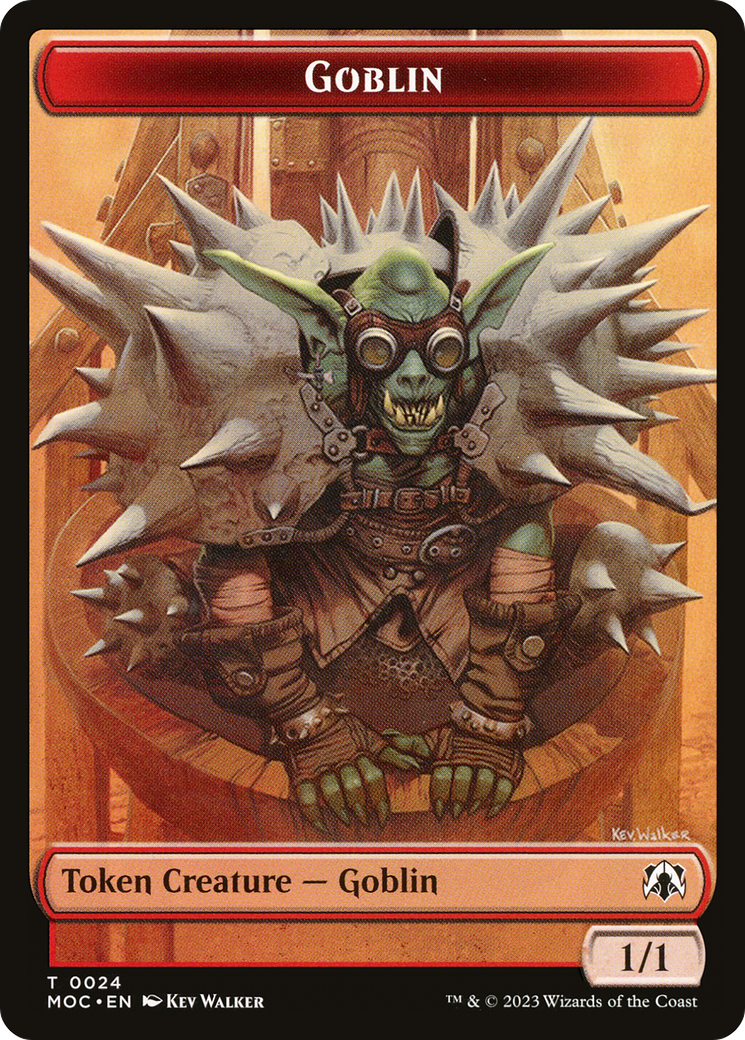 Goblin (TMOC-024) [Tokens] March of the Machine Commander Tokens MTG Single Wizards of the Coast
