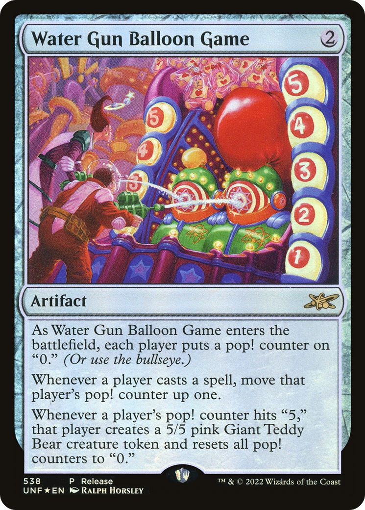 Water Gun Balloon Game (LARP-538) [Unfinity] Foil MTG Single Wizards of the Coast