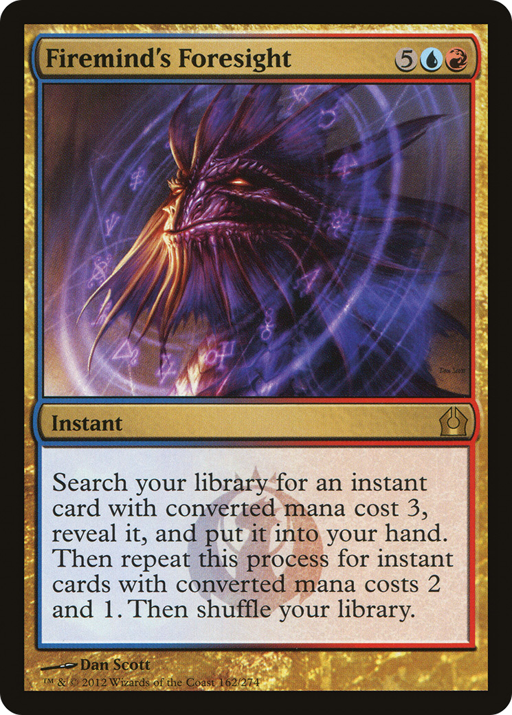 Firemind's Foresight (RTR-162) [Return to Ravnica] Foil MTG Single Wizards of the Coast