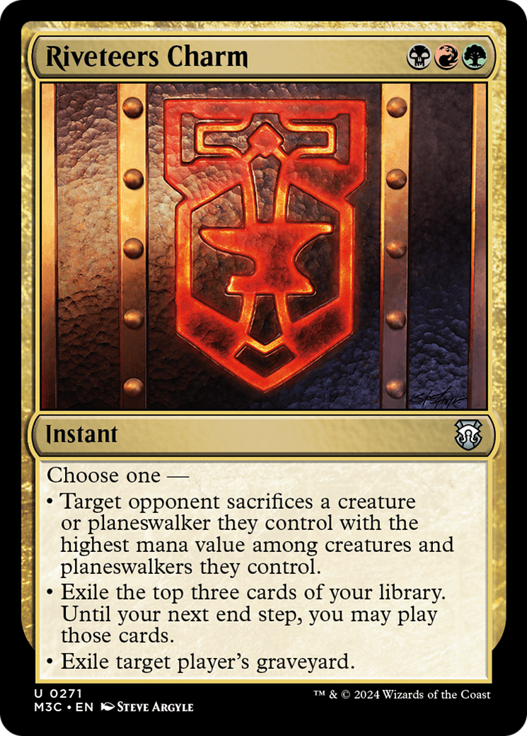 Riveteers Charm (M3C-271) [Modern Horizons 3 Commander] MTG Single Wizards of the Coast