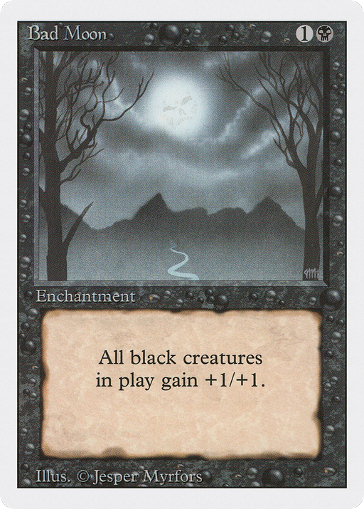 Bad Moon (3ED-) [Revised Edition] MTG Single Wizards of the Coast