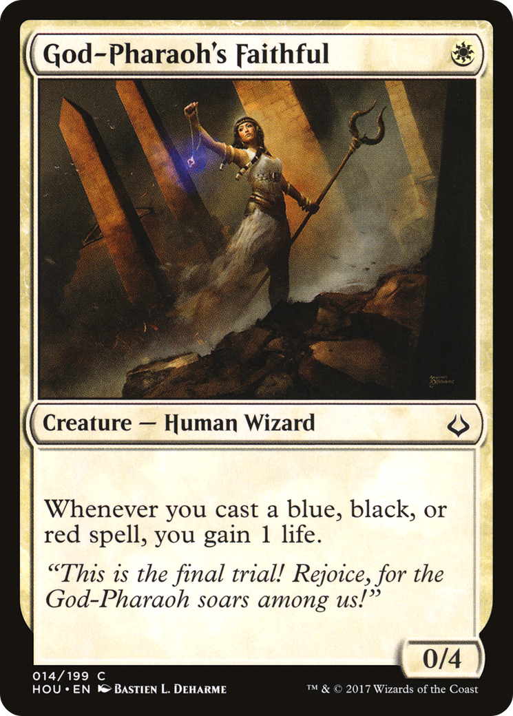 God-Pharaoh's Faithful (HOU-014) [Hour of Devastation] MTG Single Wizards of the Coast