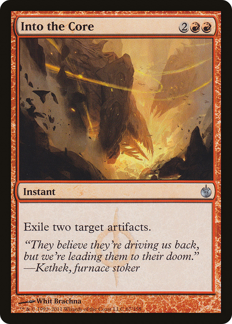 Into the Core (MBS-067) [Mirrodin Besieged] Foil MTG Single Wizards of the Coast
