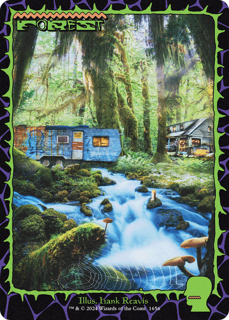 Forest (1656) (SLD-1656) [Secret Lair] Drop MTG Single Wizards of the Coast