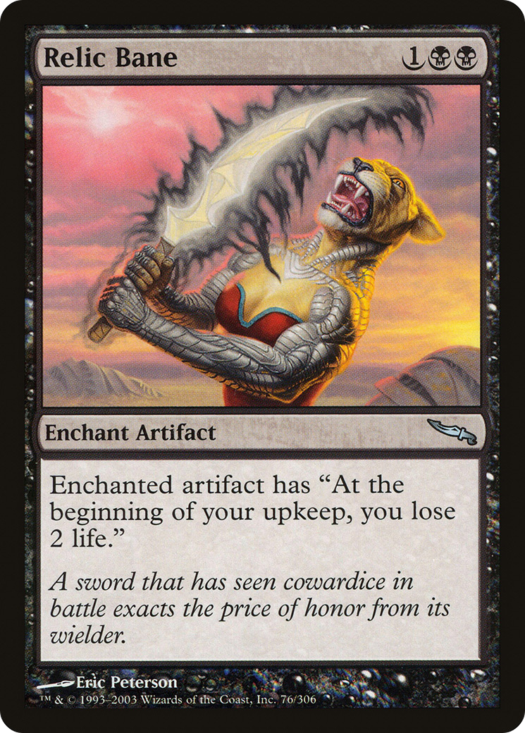 Relic Bane (MRD-076) [Mirrodin] Foil MTG Single Wizards of the Coast