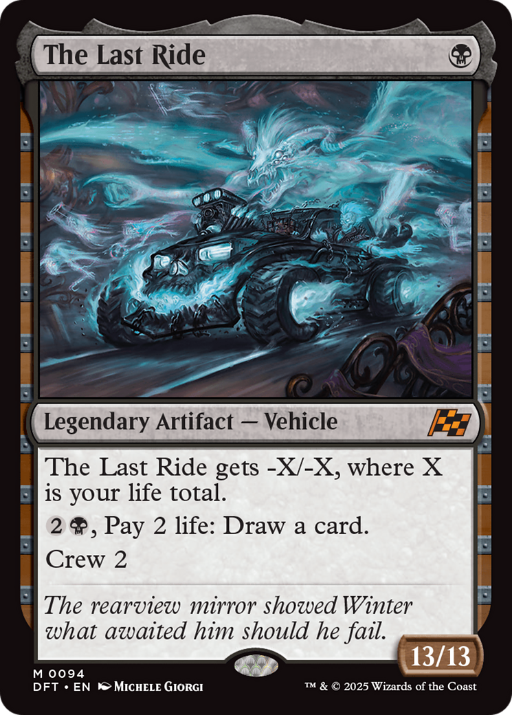 The Last Ride (DFT-094) [Aetherdrift] MTG Single Wizards of the Coast