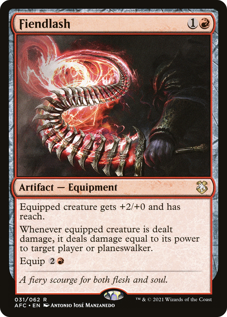 Fiendlash (AFC-031) [Forgotten Realms Commander] MTG Single Wizards of the Coast