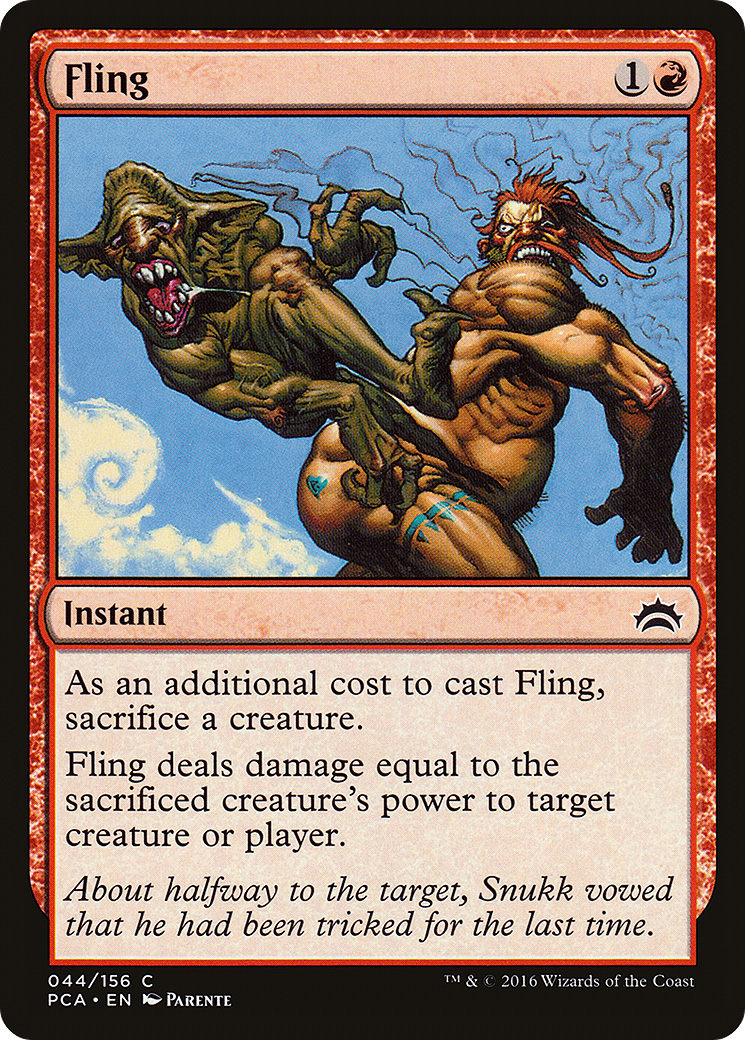 Fling (PCA-044) [Misc] Planechase Anthology MTG Single Wizards of the Coast