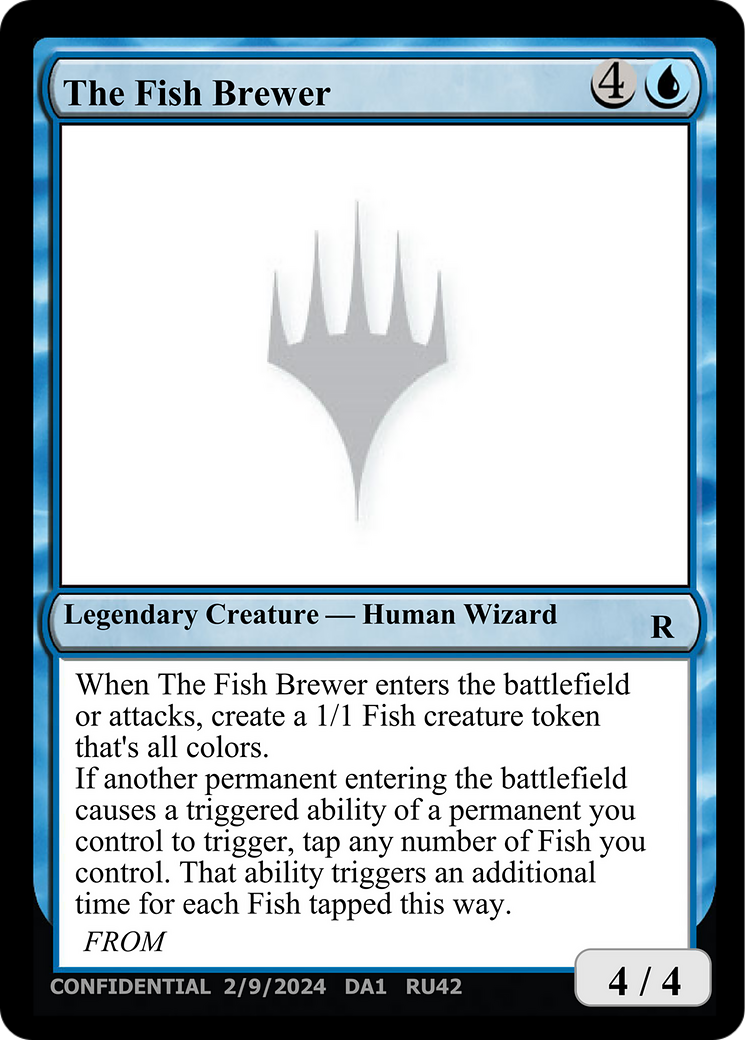 The Fish Brewer (UNK-RU42) [Misc] Unknown Event MTG Single Wizards of the Coast