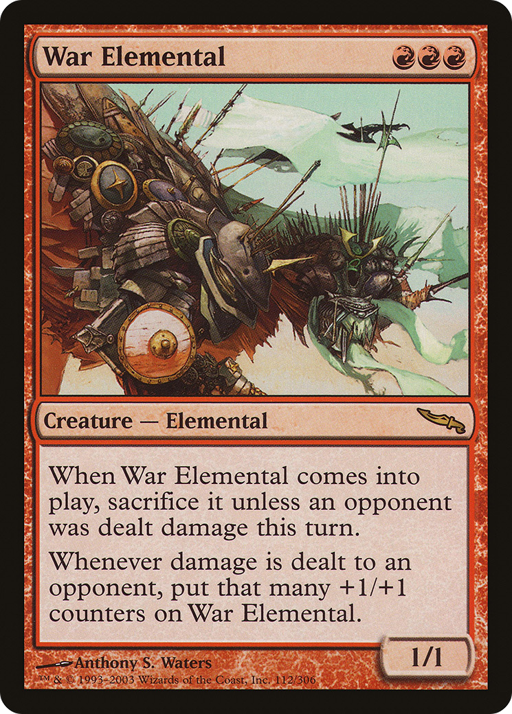 War Elemental (MRD-112) [Mirrodin] MTG Single Wizards of the Coast