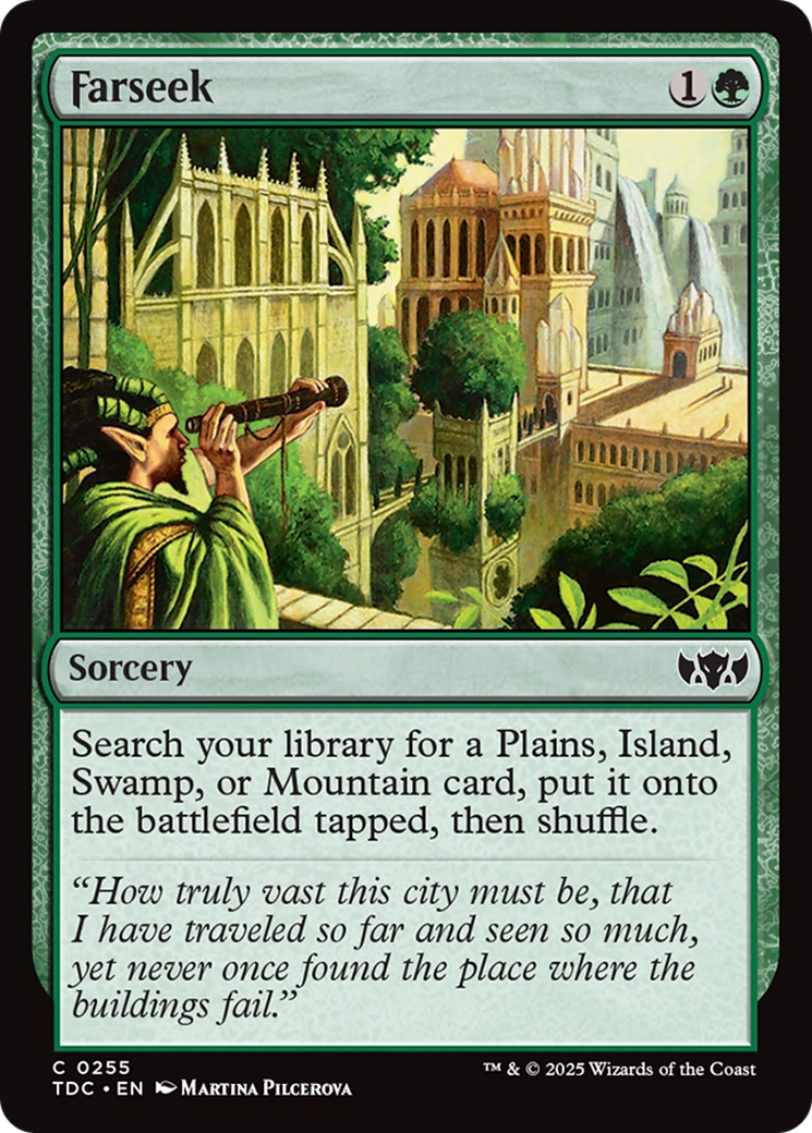 Farseek (TDC-255) [Commander: Tarkir: Dragonstorm] MTG Single Wizards of the Coast