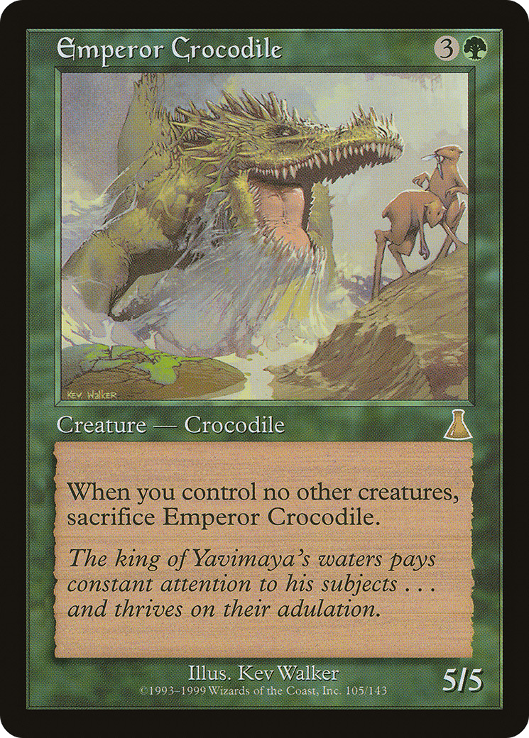 Emperor Crocodile (UDS-105) [Urza's Destiny] Foil MTG Single Wizards of the Coast