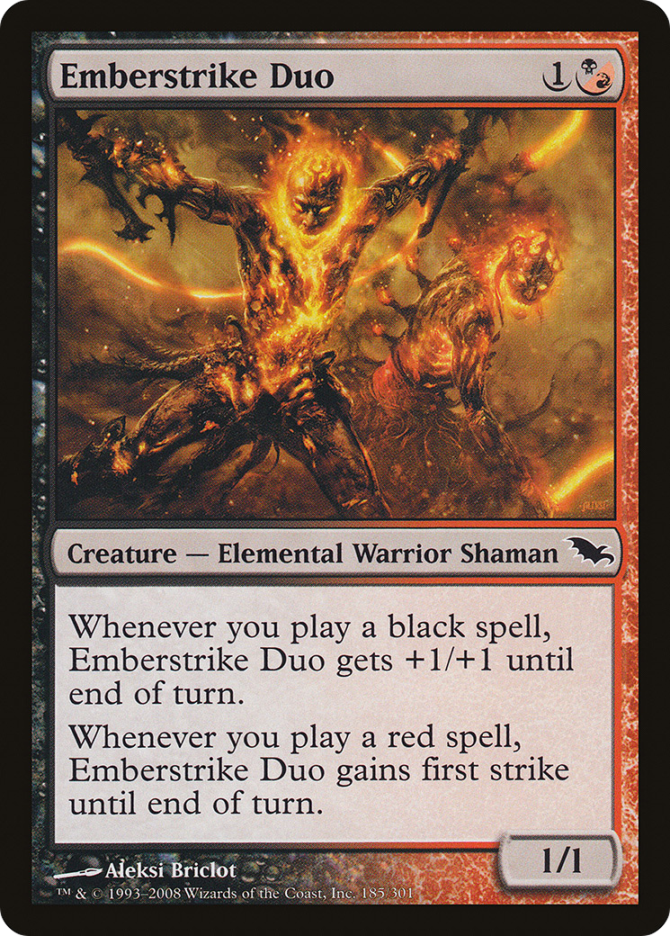 Emberstrike Duo (SHM-185) [Shadowmoor] MTG Single Wizards of the Coast