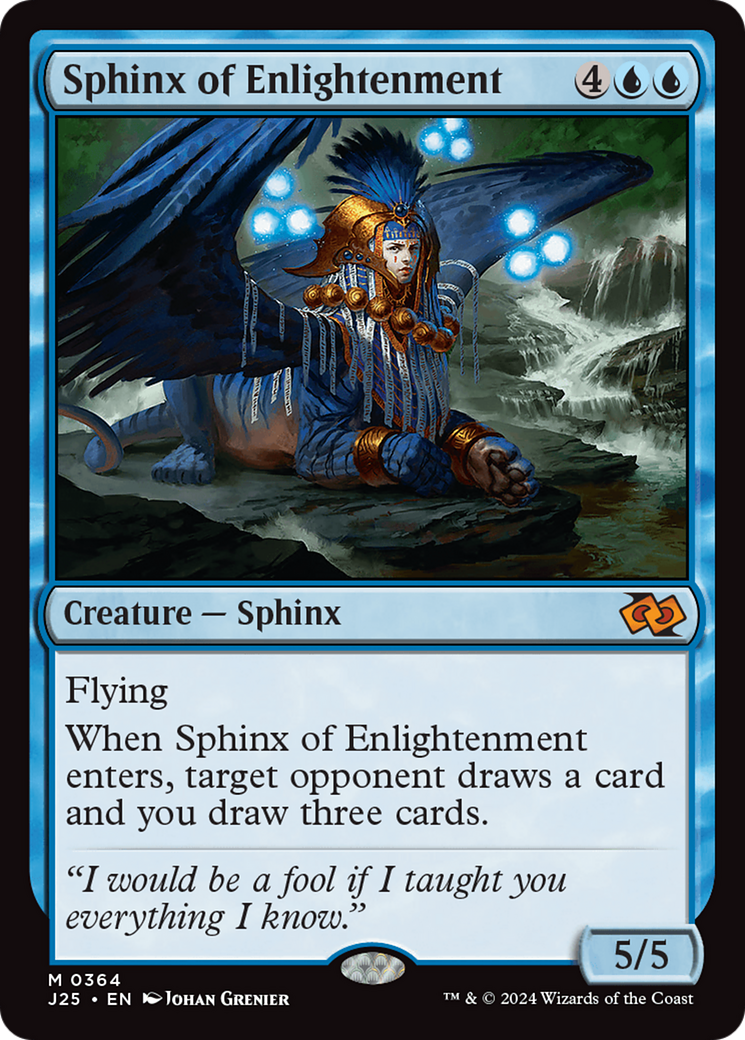 Sphinx of Enlightenment (J25-364) [Foundations Jumpstart] MTG Single Wizards of the Coast
