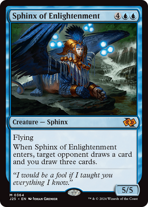 Sphinx of Enlightenment (J25-364) [Foundations Jumpstart] MTG Single Wizards of the Coast