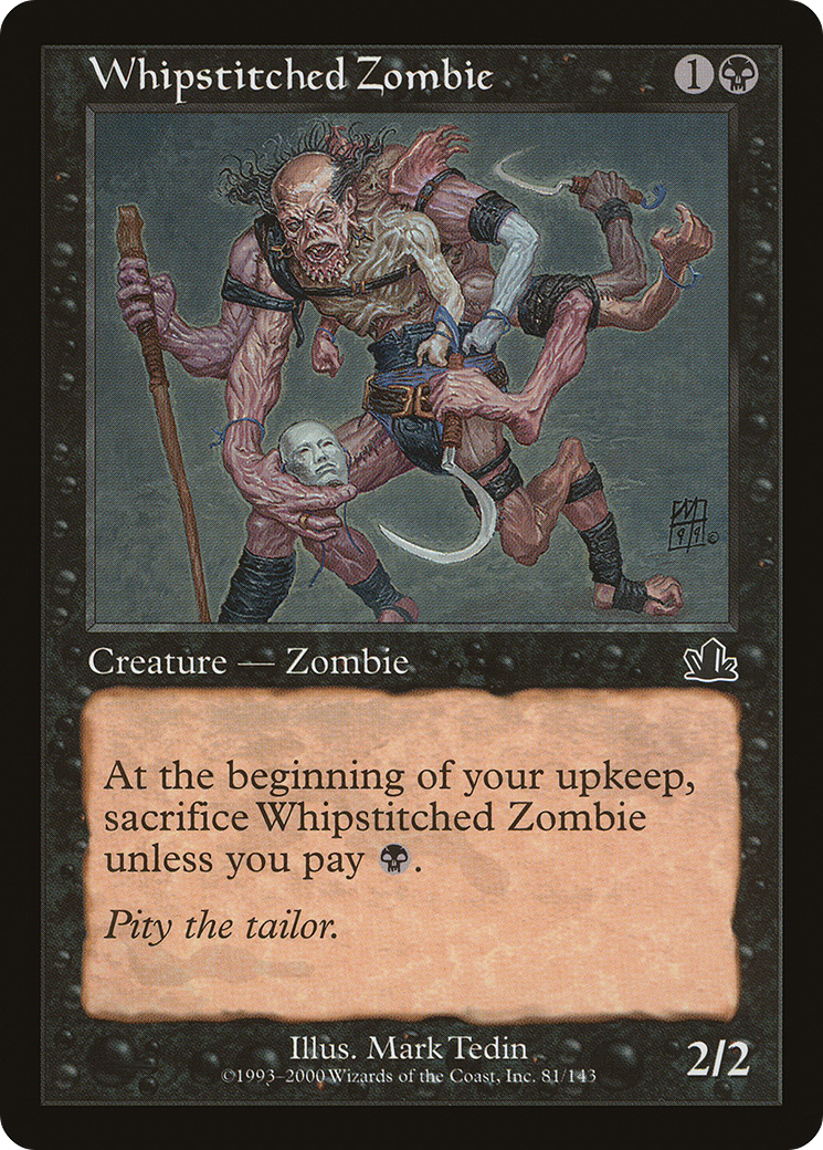 Whipstitched Zombie (PCY-081) [Prophecy] Foil MTG Single Wizards of the Coast