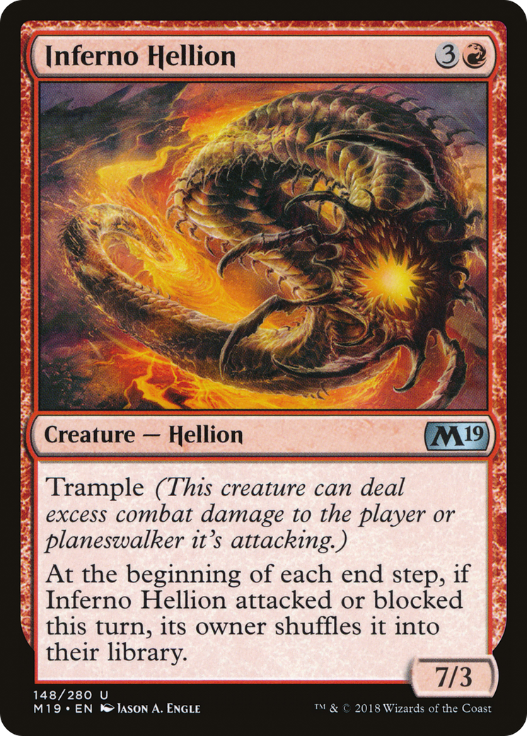 Inferno Hellion (M19-148) [Core Set 2019] MTG Single Wizards of the Coast