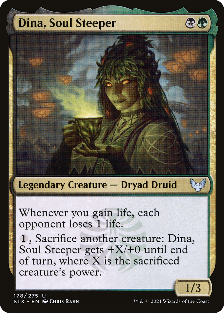 Dina, Soul Steeper (STX-178) [Strixhaven: School of Mages] MTG Single Wizards of the Coast