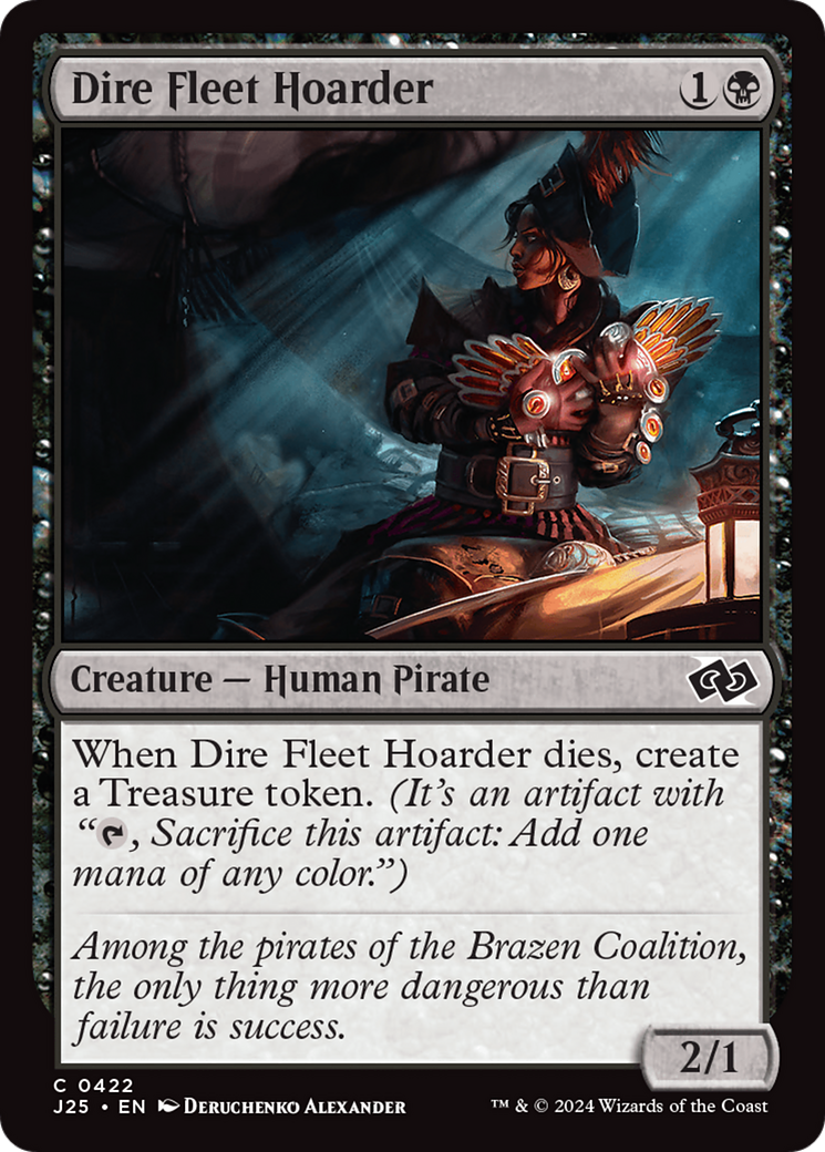 Dire Fleet Hoarder (J25-422) [Foundations Jumpstart] MTG Single Wizards of the Coast