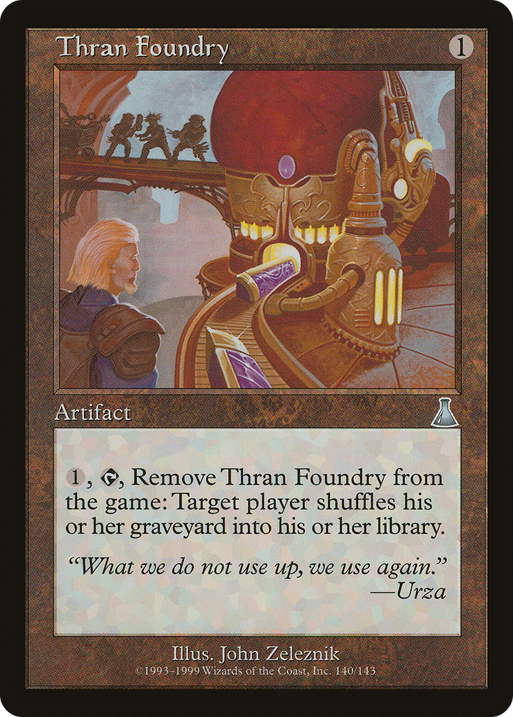 Thran Foundry (UDS-140) [Urza's Destiny] MTG Single Wizards of the Coast