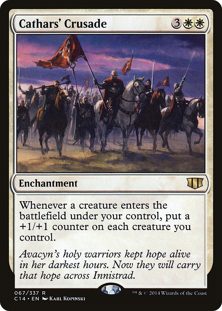 Cathars' Crusade (C14-067) [Commander 2014] MTG Single Wizards of the Coast